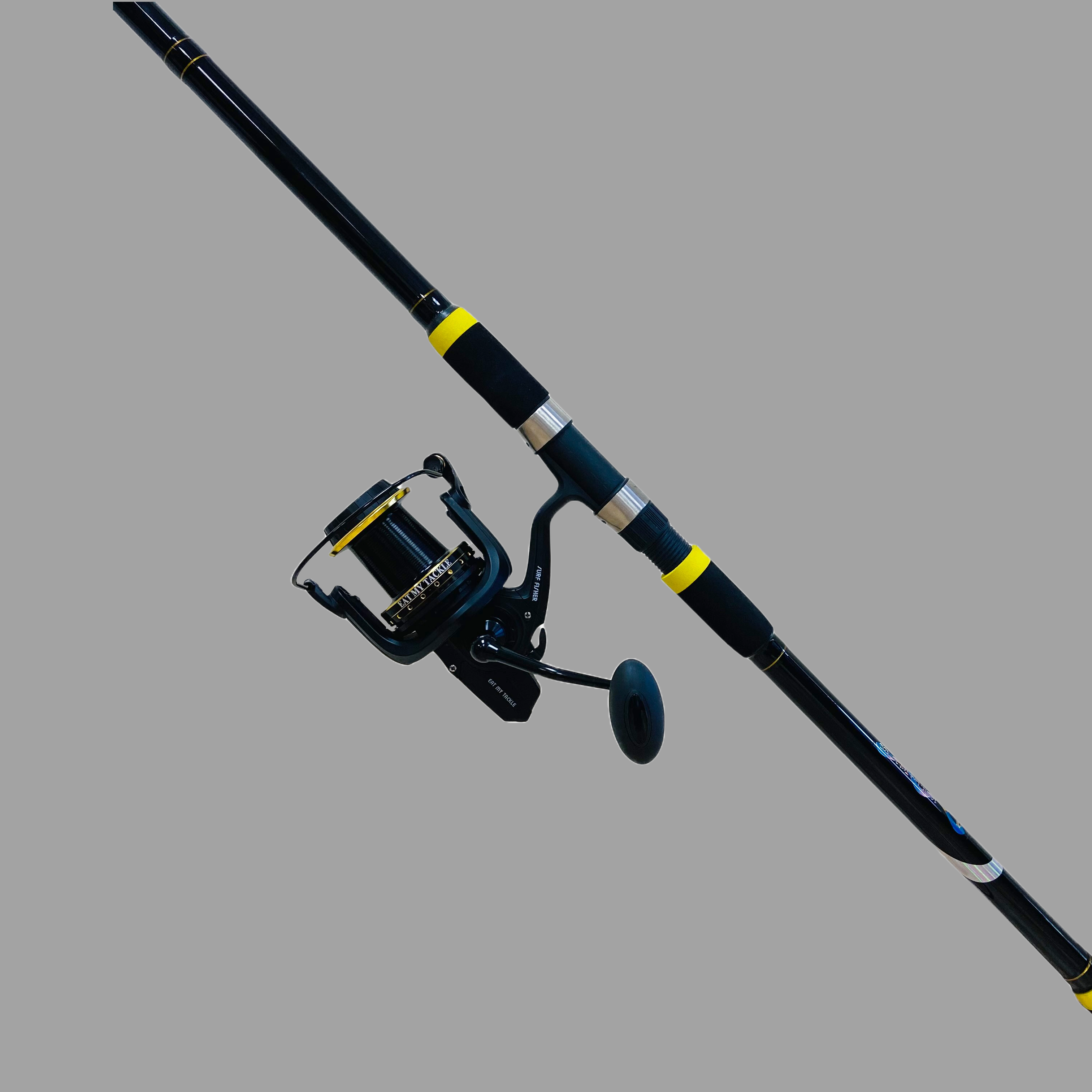 black magic fishing reels Surf Fisher Long Cast Black Magic Spinning Combo