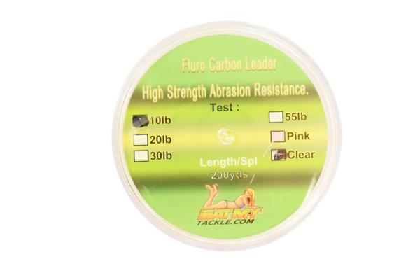 Clear Fluorocarbon Fishing Leader - 200 Yards