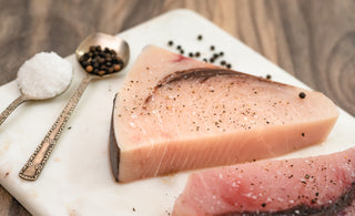 "Catch of the Month" September Recipe - Roasted Swordfish Steaks w/ Peppercorn Butter