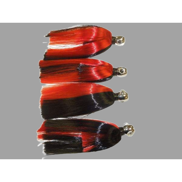 EatMyTackle Bullet Head Fishing Lure - High Speed Trolling, 2 Pack Cable Rigged For Wahoo & Marlin