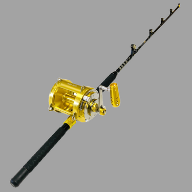 80W 2-Speed Reel on a Tournament Edition Straight Rod