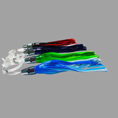 Slant Head Trolling Lures Variety 4 Pack - Medium, Assorted Colors