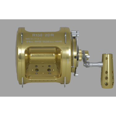 130W 2-Speed Reel on a 160-200 lb. Long Dredge Rod – Eat My Tackle