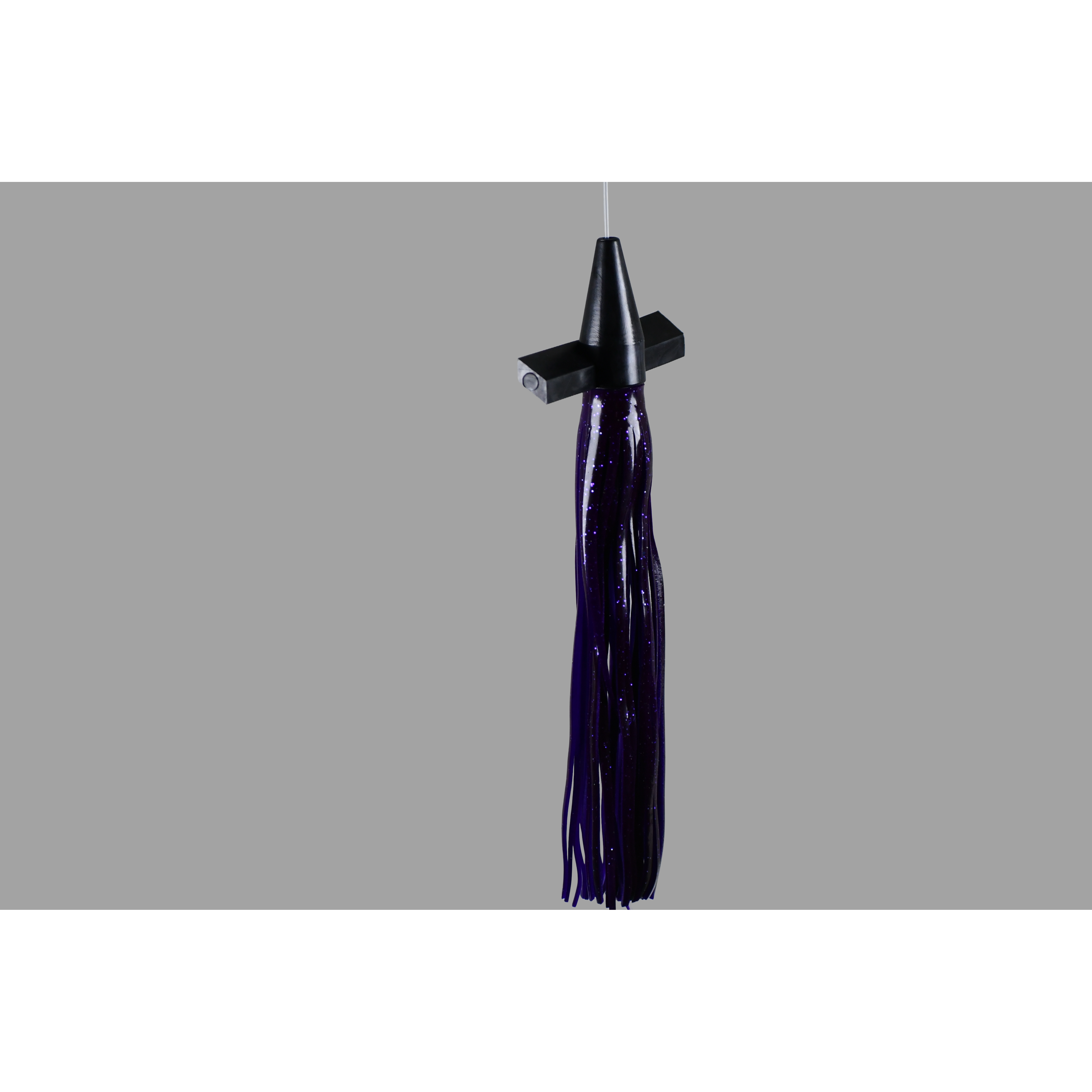 black bird fishing lure Purple and Black Saltwater Bird Teaser 9" Fishing Lure