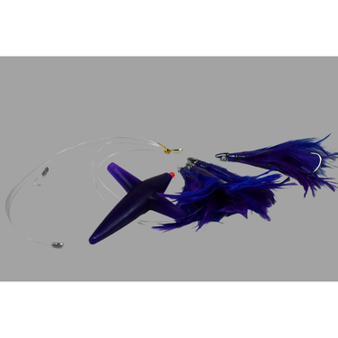 bird feathers in fishing lures Gamebird sharp 6/0 Mustad hook No Alibi - Trolling Feather