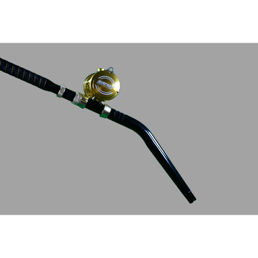 fishing rod bent butt combo Fiblink 2-Piece Saltwater Offshore Trolling Rod fiblink 4 wide mouth wind on leader roller guides Okiaya Saltwater fishing rods 50-80lb