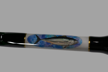 calypso blue fin fishing pole Seeker Bluefin Trolling Rods 60-130 SwordfishGear Spinning Rod Calypso Blue Fin