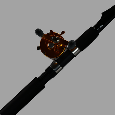 7 ft. Sabiki Bait Fishing Rod & Baitcaster Reel Combo