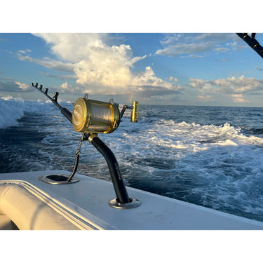 80W 2-Speed Reel on a Bent Butt Tournament Rod