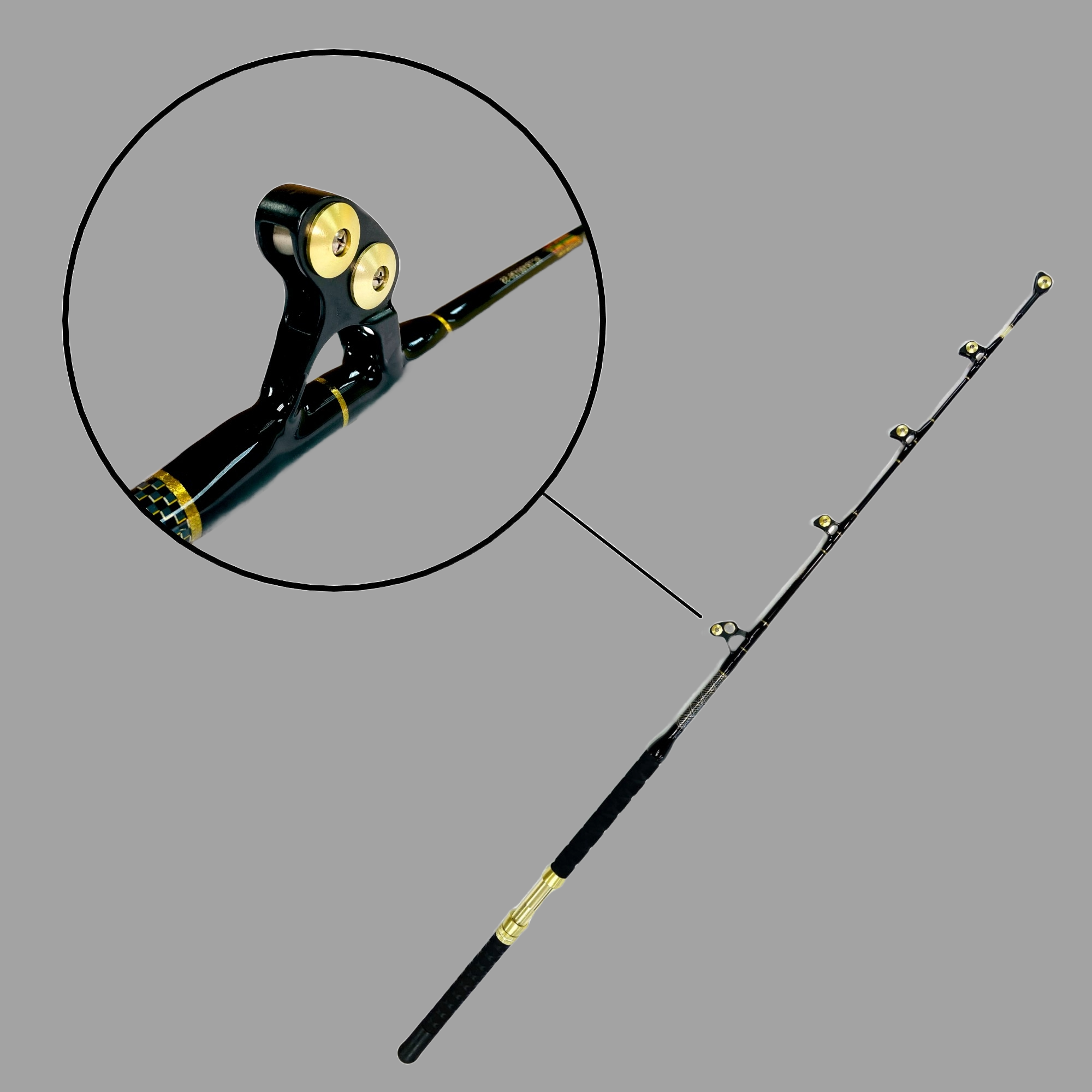 130W 2-Speed Reel on a Tournament Edition Straight Rod Eat My Tackle 130W 2-Speed Reel on a Tournament Edition Straight Rod Eat My Tackle