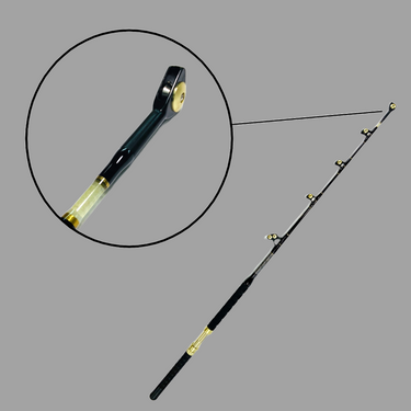 50 Wide 2 Speed Fishing Reel on a Blue Marlin Tournament Edition Straight Fishing Rod 50 Wide 2 Speed Fishing Reel on a Blue Marlin Tournament Edition Straight Fishing Rod