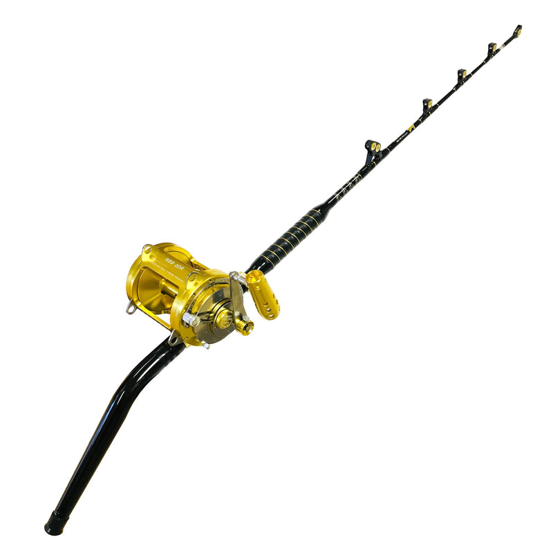 Master 8ft 2pc, BB Saltwater Spinning Combo, Yellow