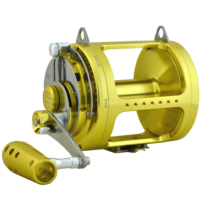 80W 2-Speed Reel on a 3pc. Roller Tip Tournament Edition Rod
