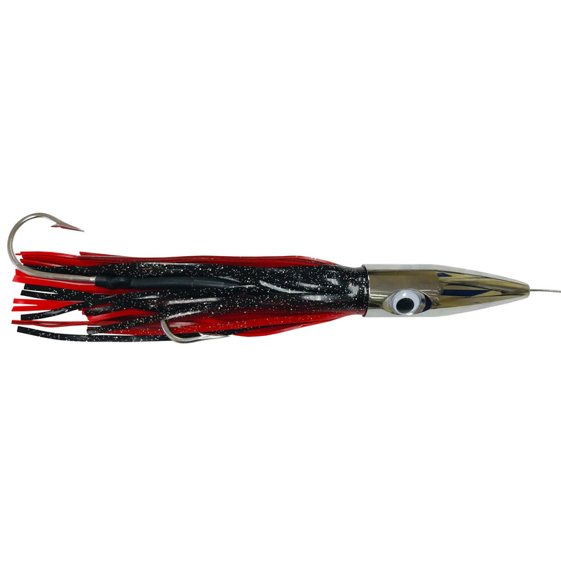 14 Red/Black Cable Rigged Trolling Lure | EatMyTackle