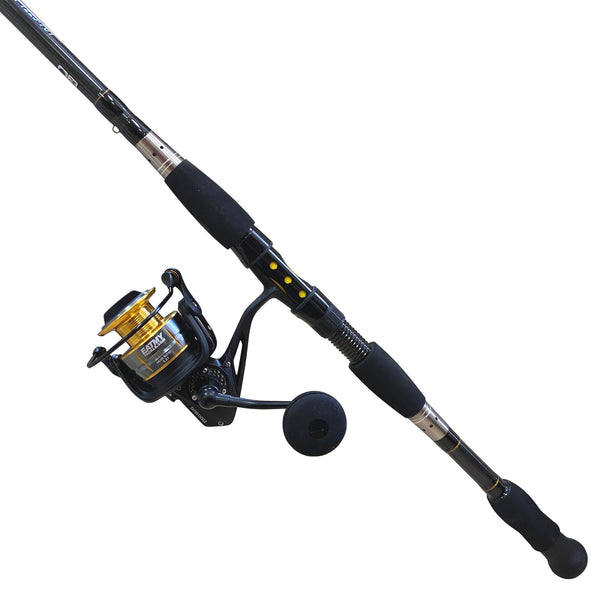 EatMyTackle 8 Foot Sabiki Bait Fishing Rod with Baitcaster Reel - Saltwater  Combo