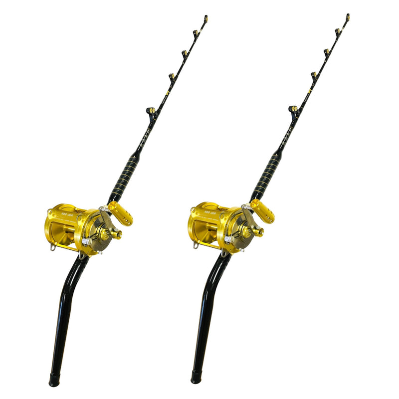 Adjustable outrigger or bent butt rod for electric reel?