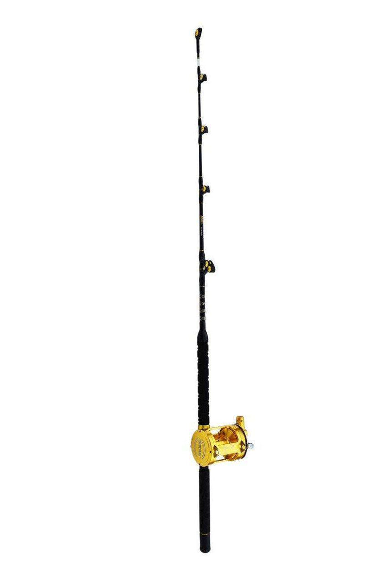 EatMyTackle 50 Wide 2-Speed Reel on 80-100 lb. Bent Butt Tournament Rod