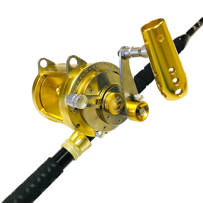 50W 2-Speed Reel on a Tournament Edition Straight Rod