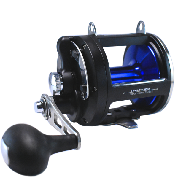 EatMyTackle 30W 2-Speed Saltwater Fishing Reel | Blue Marlin Tournament  Edition