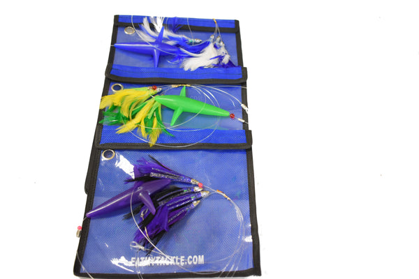 Bird Teaser Feather Daisy Chain 3 Pack - Assorted Color Fishing Lures, Fishing Lures - Eat My Tackle