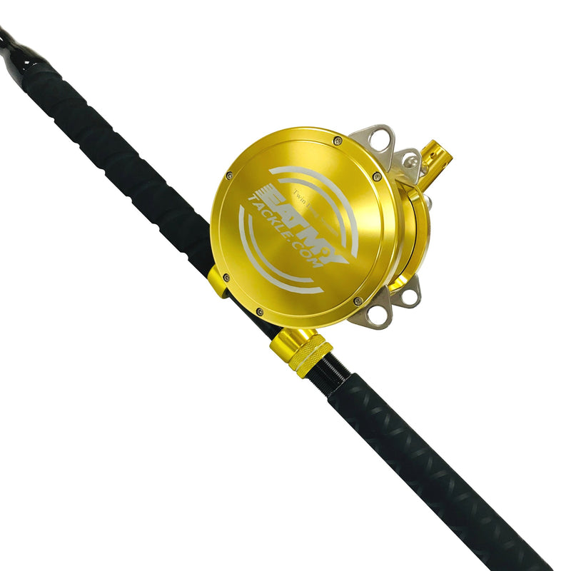 Precision in Blue Waters: Unleash Excellence with our Premium Yellow  Fishing Rod and Reel Combo Set!