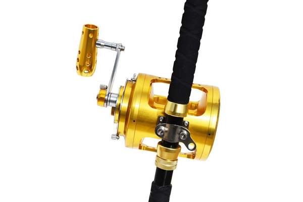 80 Wide 2 Speed Saltwater Fishing Reel - Blue Marlin Tournament Edition  781171805518 
