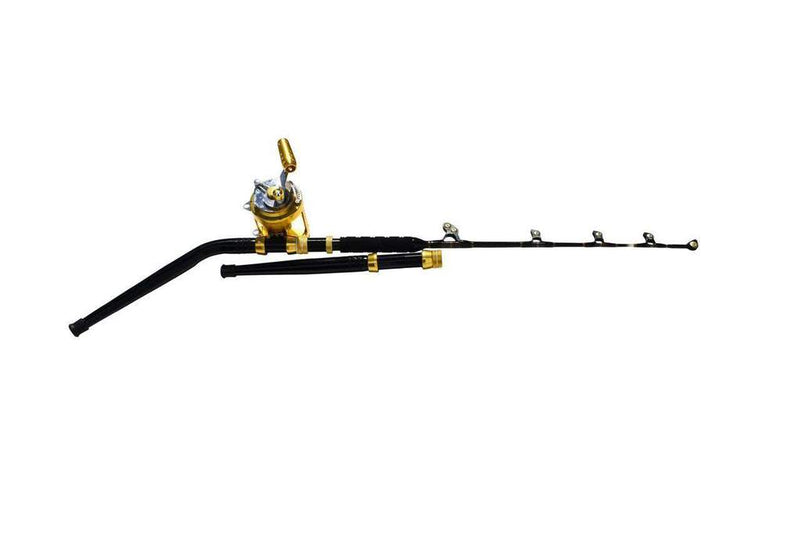 50 Wide 2 Speed Reel on a 160-200 lb. 3pc. Deep Drop Tournament Rod,  - Eat My Tackle