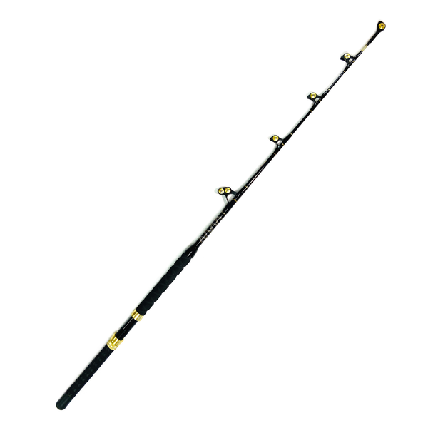 EatMyTackle Roller Guide Saltwater Fishing Rod | Blue Marlin Tournament Edition (160-200lb)